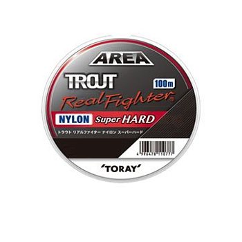 Леска монофильная Toray Trout Real Fighter Nylon Super Hard, 100м